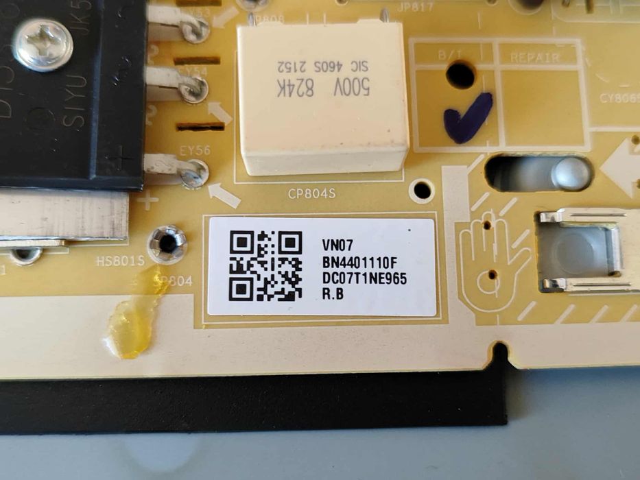 Main board BN94-17381Z / BN41-02990 от TV SAMSUNG UE50BU8072U на части