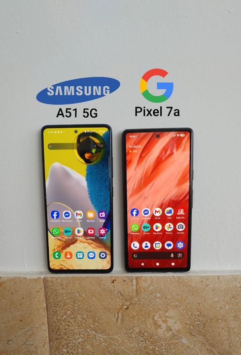 Pixel 7a și Samsung A51 5g funcționează perfect