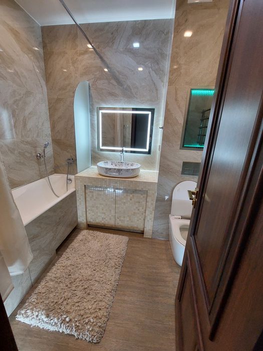 Своя.Карасу 1 ,4(3)/2/5- 92 кв.м., Евроремонт, мебель, техника.