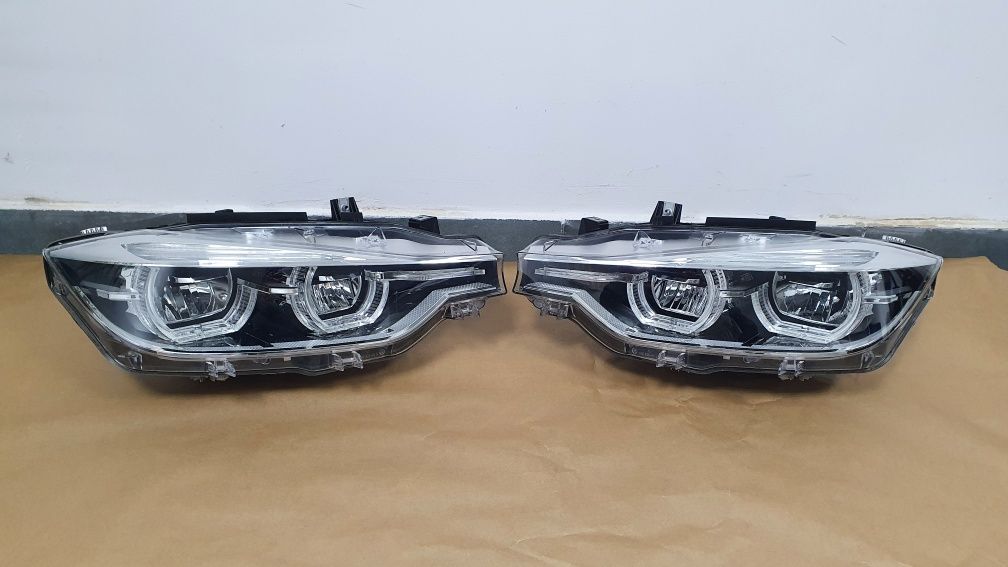 Set complet far faruri full led BMW 3 f30 f31 facelift lci modul drose