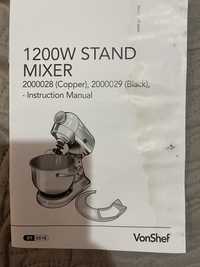 1200W Stand Mixer Cooper (Black)