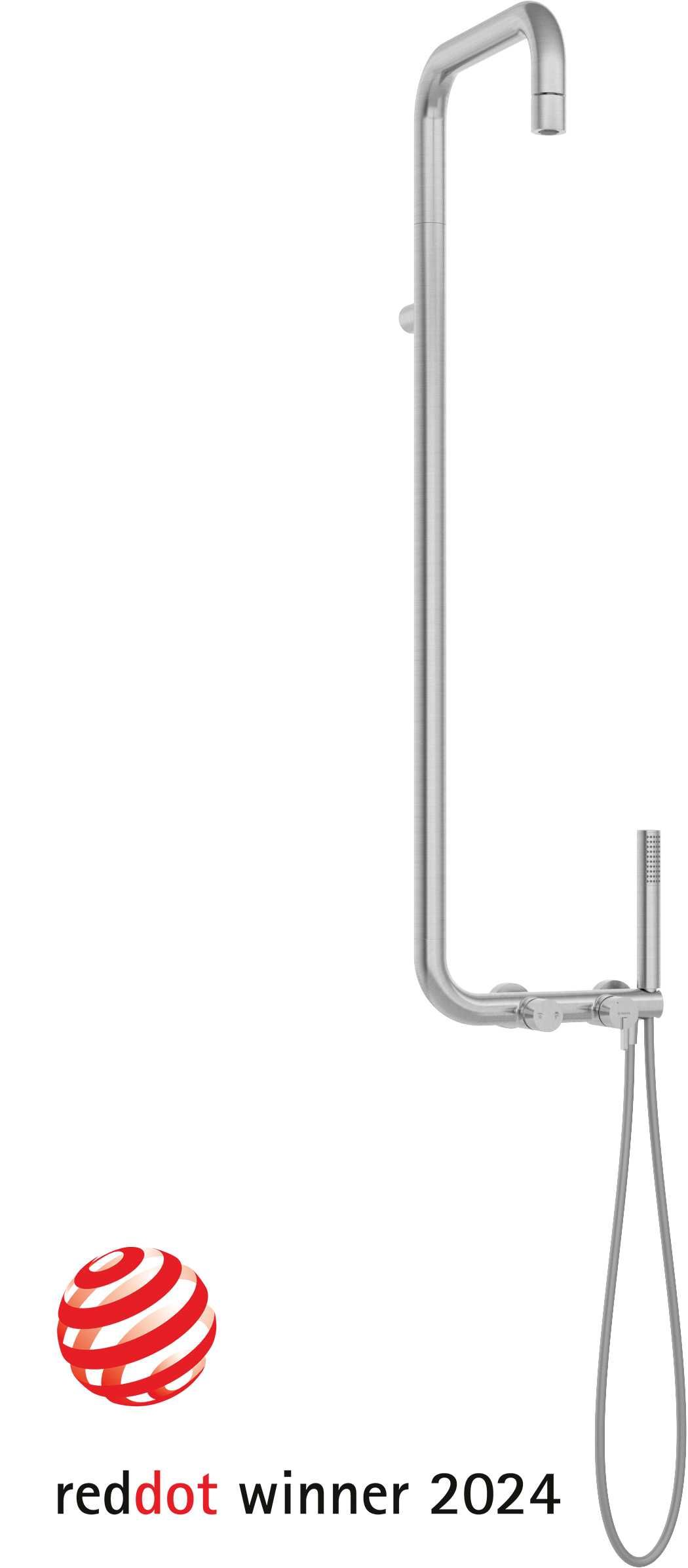 Инокс душ колона тип Дъжд Silia Brushed Steel NQS_F4XM