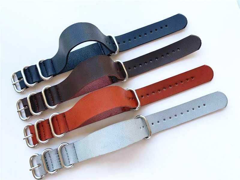 N4 НАТО NATO Кожена каишка за Samsung Huawei Xiaomi Garmin Amazfit
