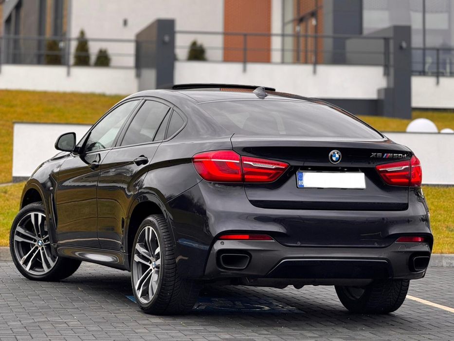 BMW X6 M50D 3.0 diesel 381cp 2015 Pachet M/LED/Trapa/Soft close/FULL