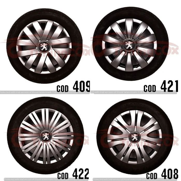 capace roti r16 peugeot la set de 4 buc,capace janta aliaj,embleme