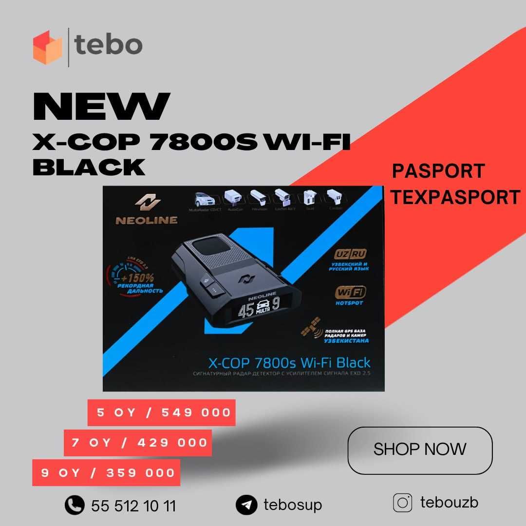 Neoline X-COP 7800s Wi Fi Black