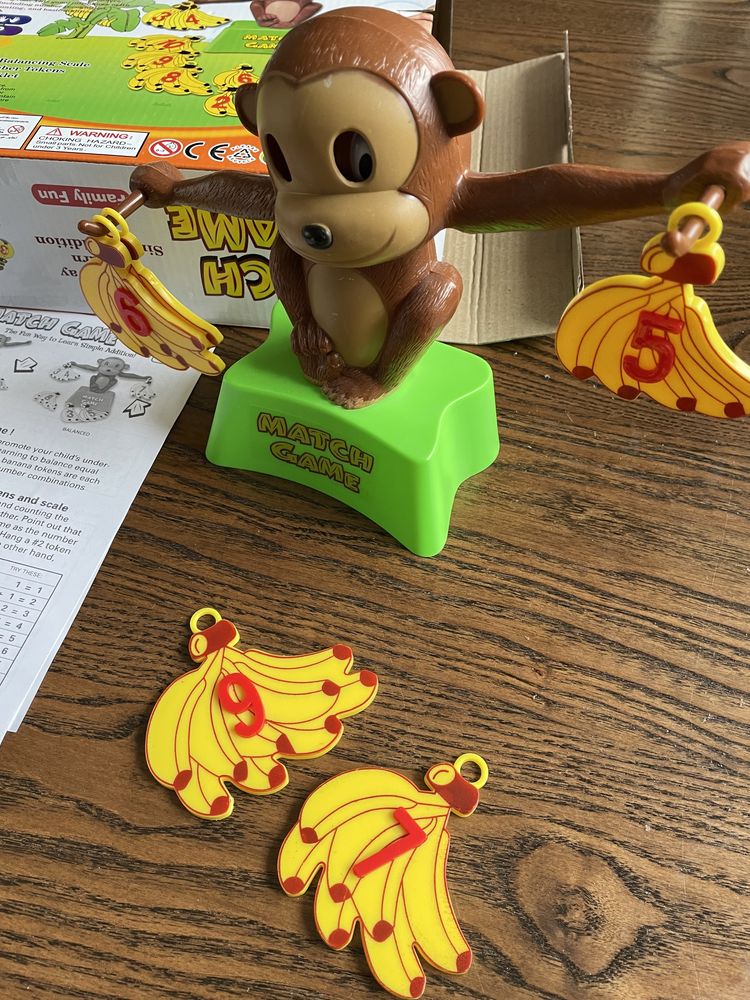 Занимателна игра - маймунка везна
