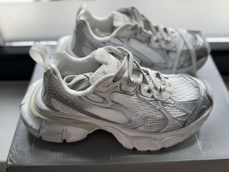 Balenciaga 3XL Trainer – White/Silver – mărimea 37 – noi, în cutie