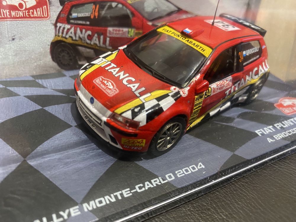 FIAT PUNTO S1600 machetă auto rally scara 1:43