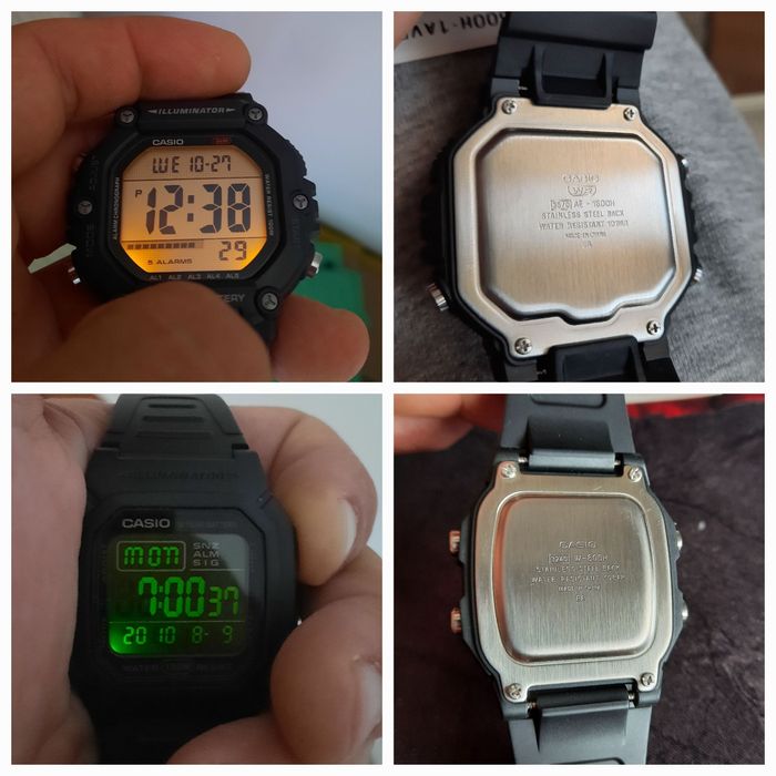 Ceas Casio W800H și AE 1600H