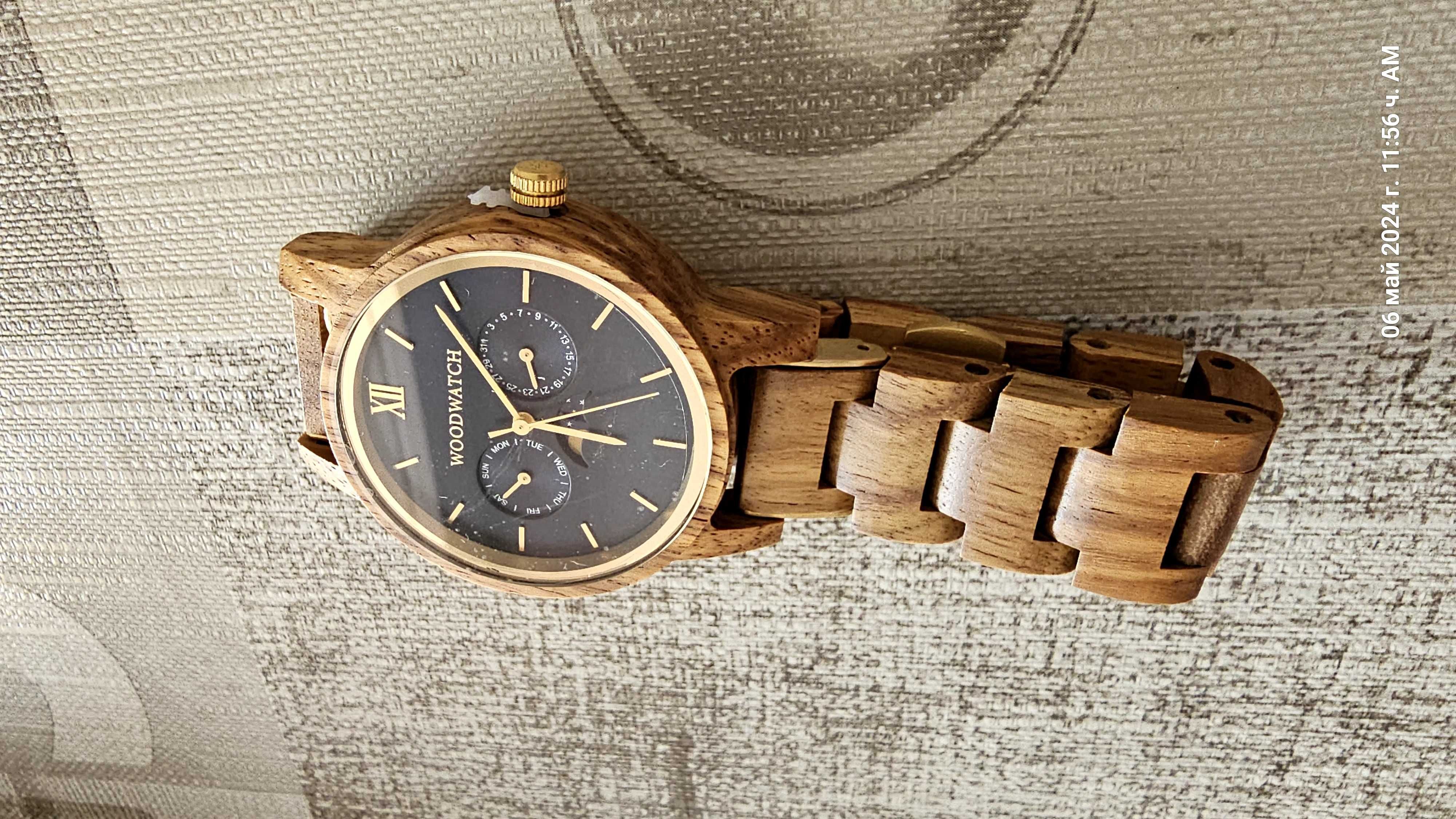 Часовник мъжки Sailor чисто нов.. Woodwatch