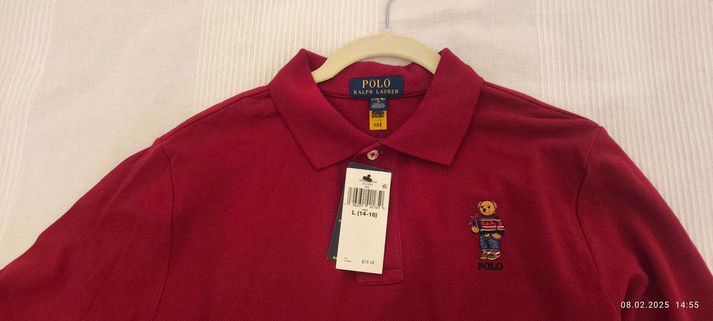Polo Ralph Lauren # marimea S #  rosu inchis #nou cu eticheta