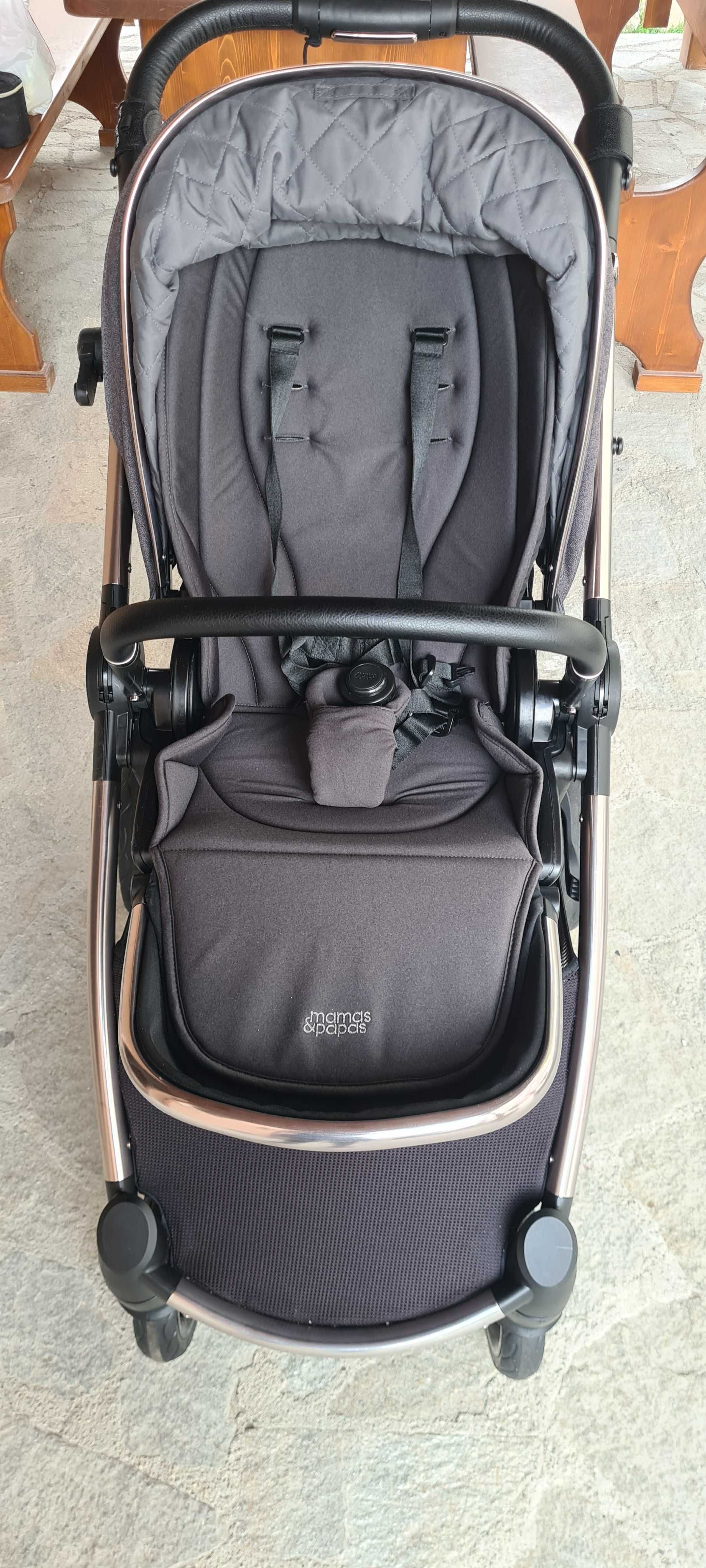 Комбинирана количка Mamas & Papas Ocarro + Кош за новородено
