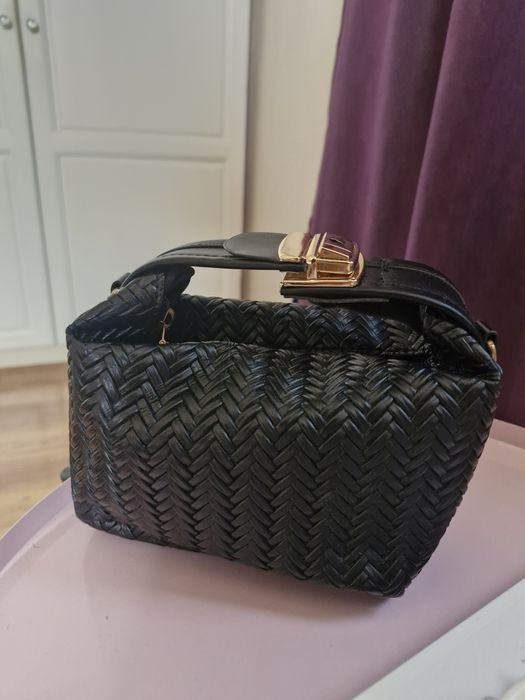 shein нова малка черна чанта