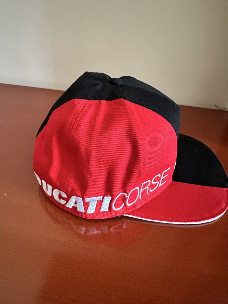 Sapca Ducati Corse Track Cap black/white/red