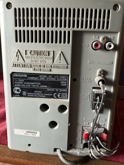 Radio cd si caseta aiwa