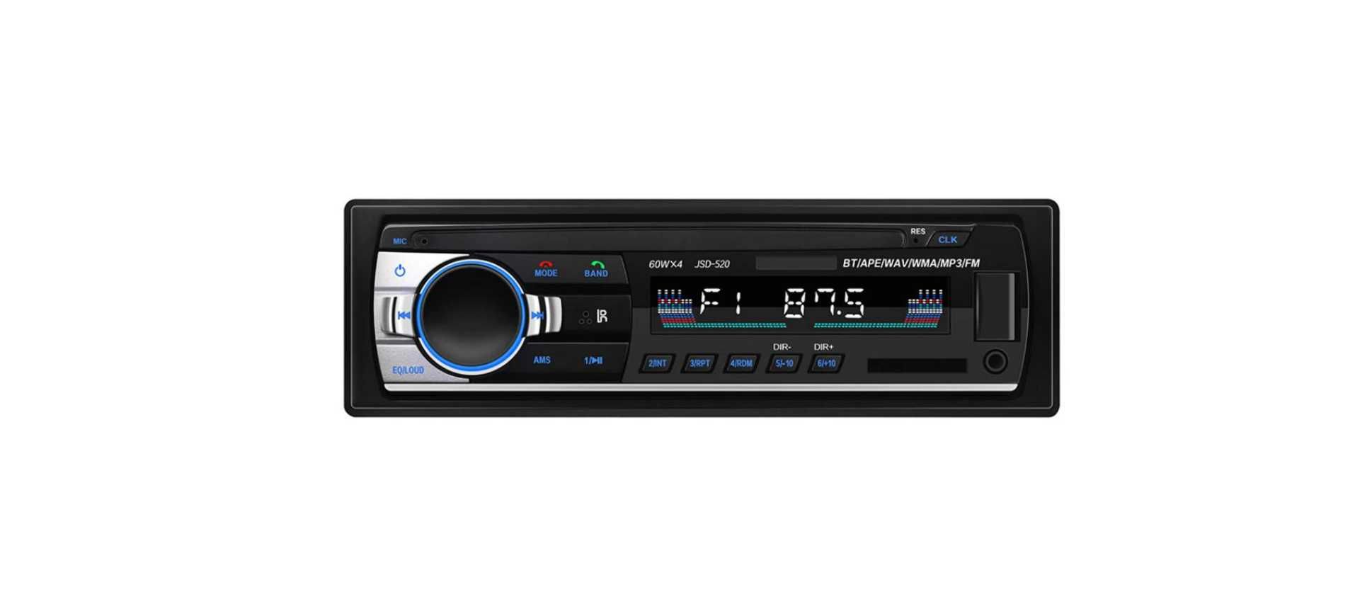 Player MP3 MP5 auto JSD-520, 4x60W,Radio Bluetooth, Auxiliar, USB