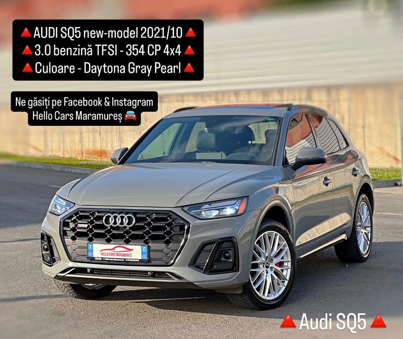 Audi SQ5 SQ5 354 CP Daytona Gray Panoramic Distronic