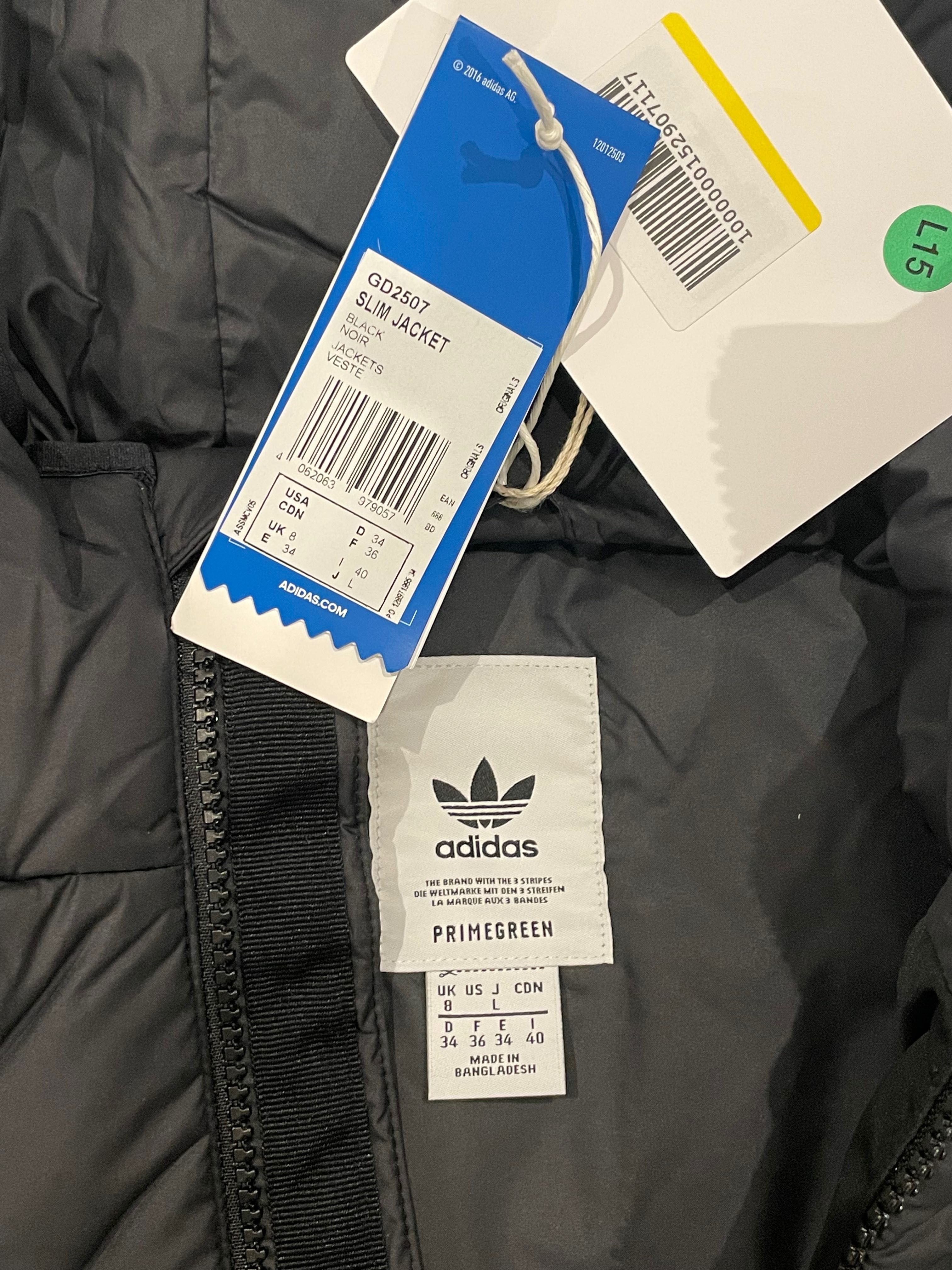 Новая женская куртка Adidas Slim, S, из Италии