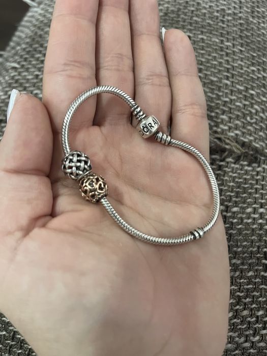 Гривна pandora/пандора 19 см