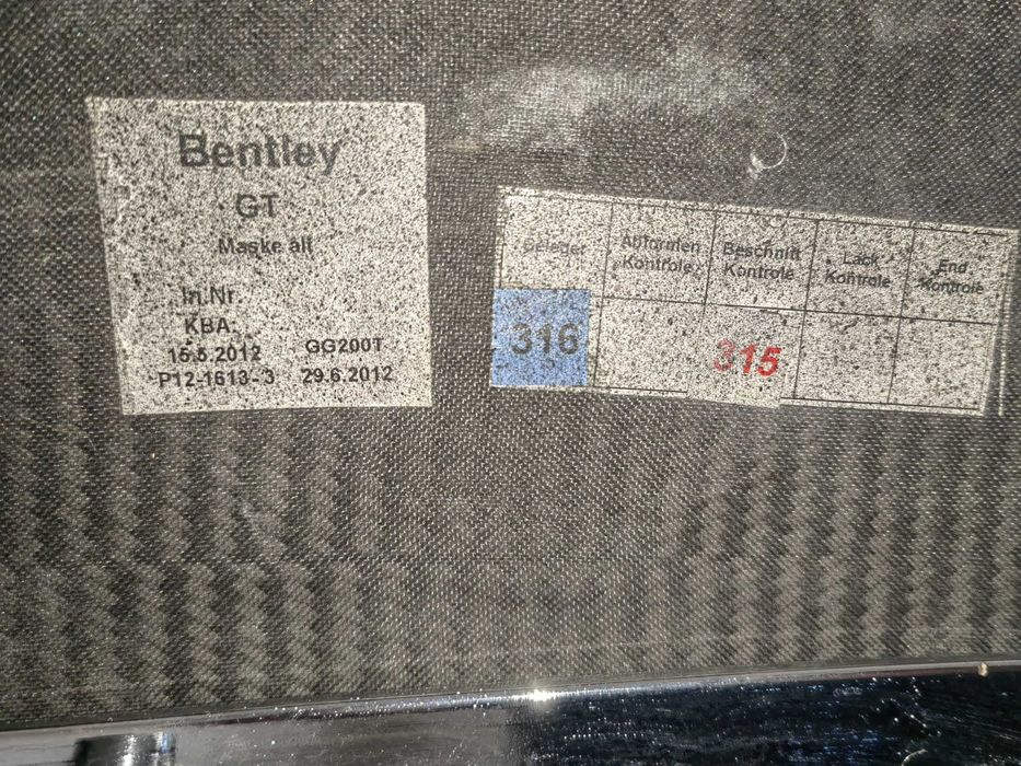 Bentley Continental GT Маска /  Решетка 2007-2011