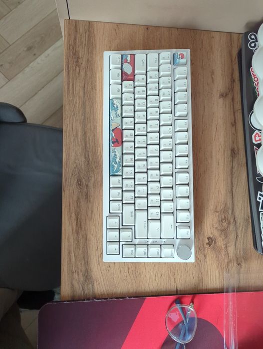 Ajazz ak820 с 3 кастомнымт кепками