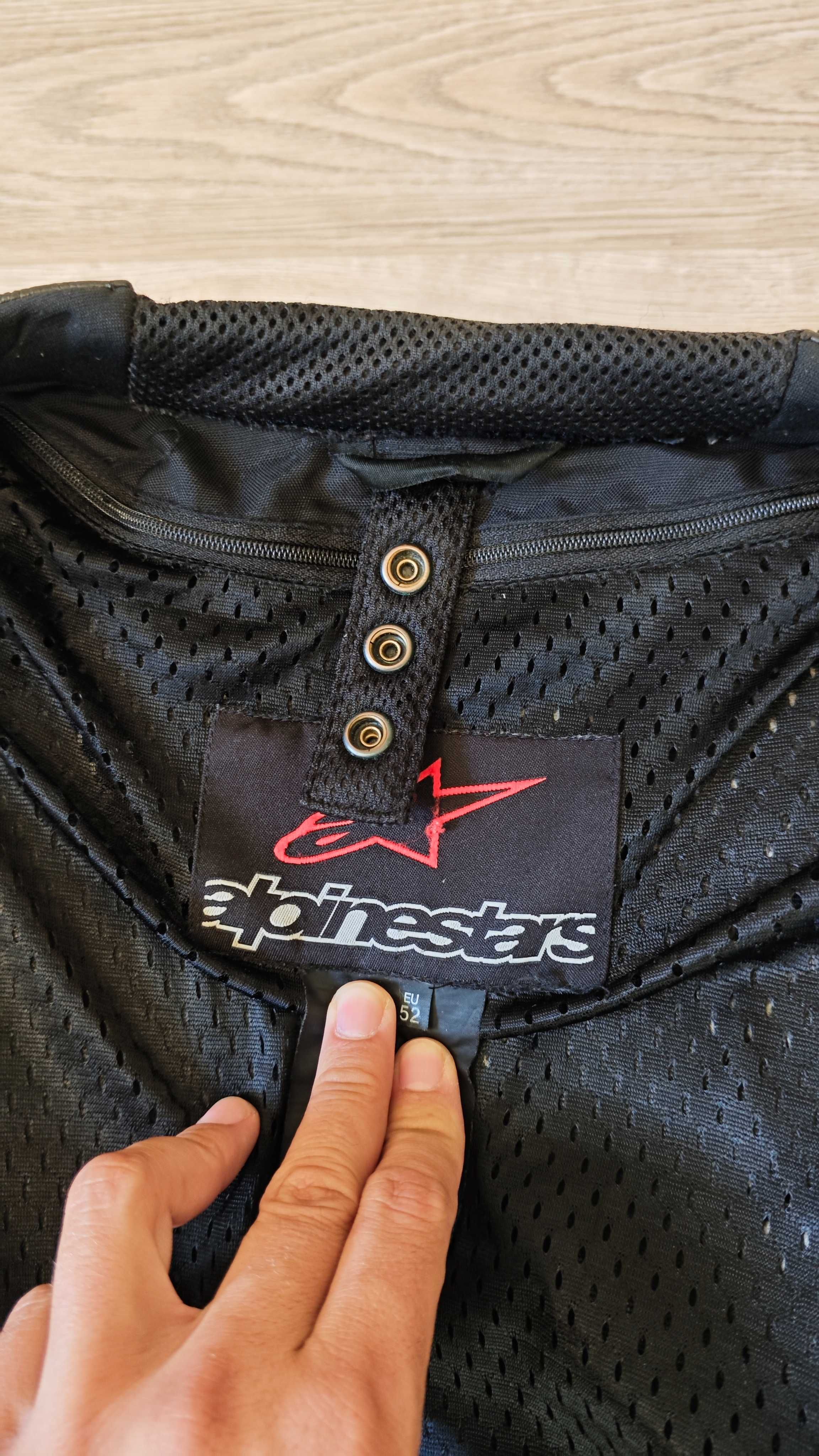 Кожен екип alpinestars 2части размер 52