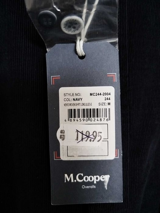 Нова мъжка джинсова риза M.Cooper,England,р-р M