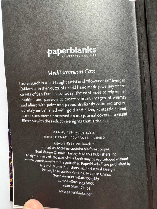 Бележник Paperblanks Fantastic Felines Mediterranean Cats