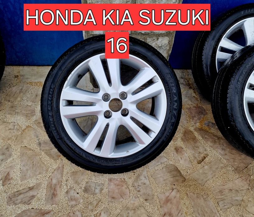 Honda  16 цола Оригинални алуминиеви джанти 4х100 56.1 централен