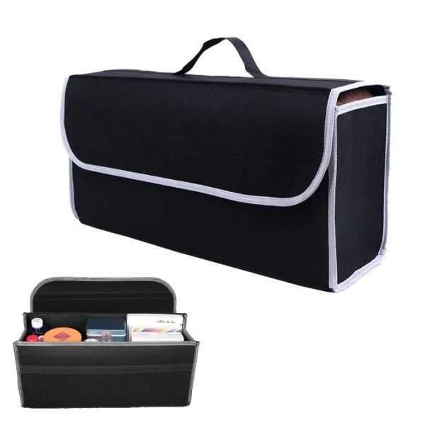 Органайзер за багажник на МПС Automat, Сгъваем, Черен, 50x24x16см