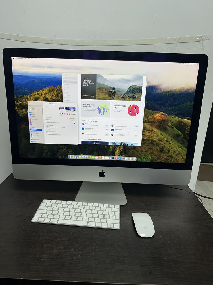 Apple Imac 27 inch-5K Retina-2019-CORE i5 3GHz - 16GB DDR4,  1TB -PRO