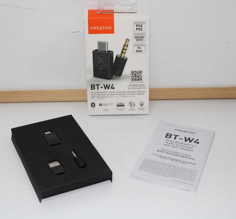 Creative BT-W4 Bluetooth 5.2 Audio Transmitter