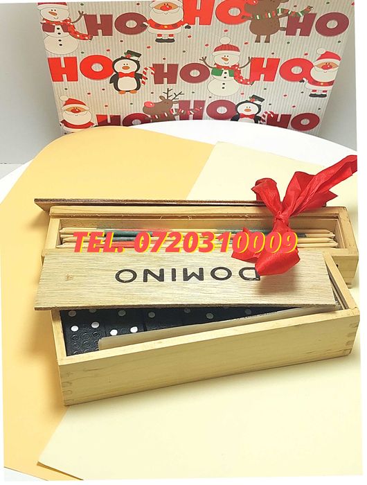 Pachet De Sarbatori  Joc Marocoo mikadoSi Domino  Transport Gra