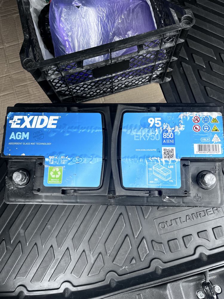 Продам аккумулятор exide 95 agm