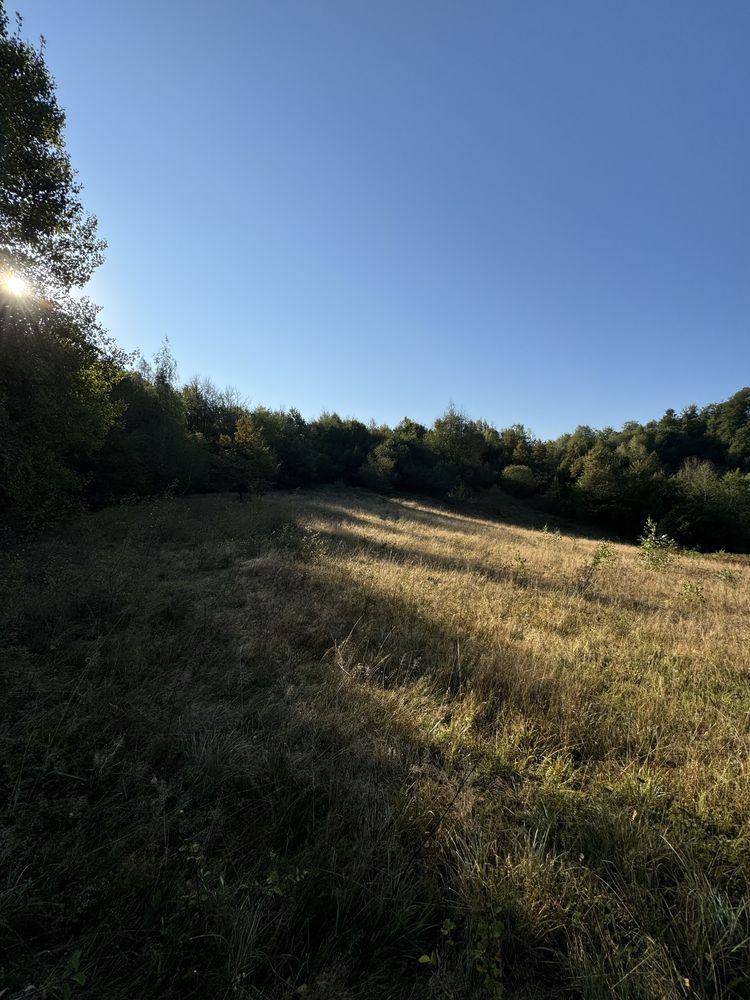 Teren de vânzare cu casă din piatră
