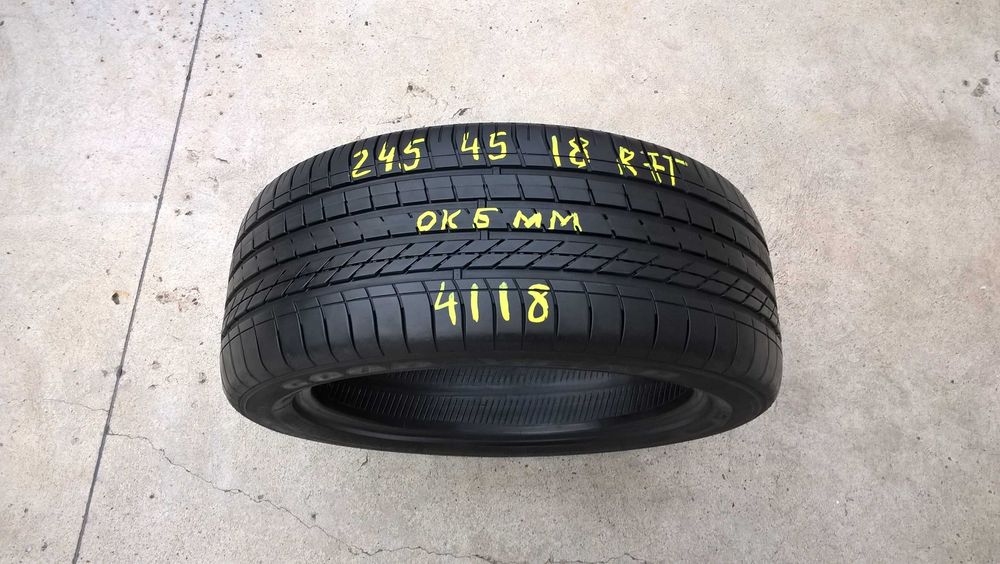 O anvelopa de vara 245 45 18 goodyear efficientgrip run flat 6 mm