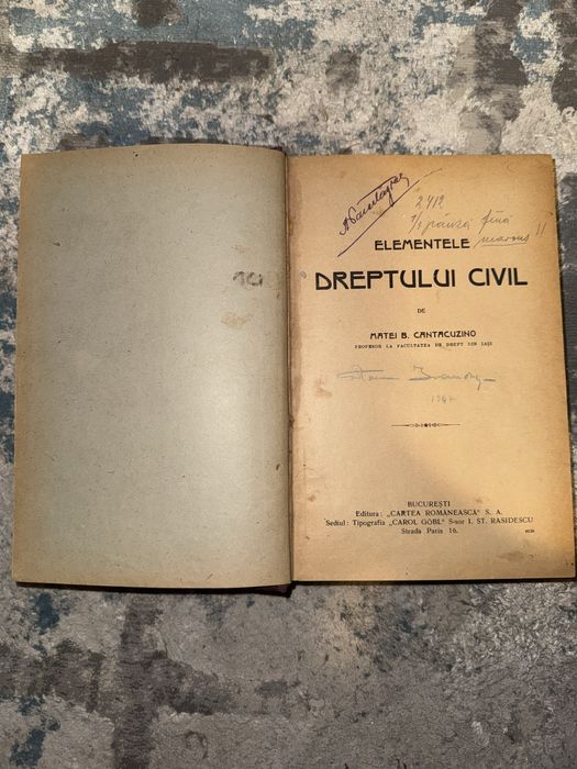 Elementele Dreptului Civil