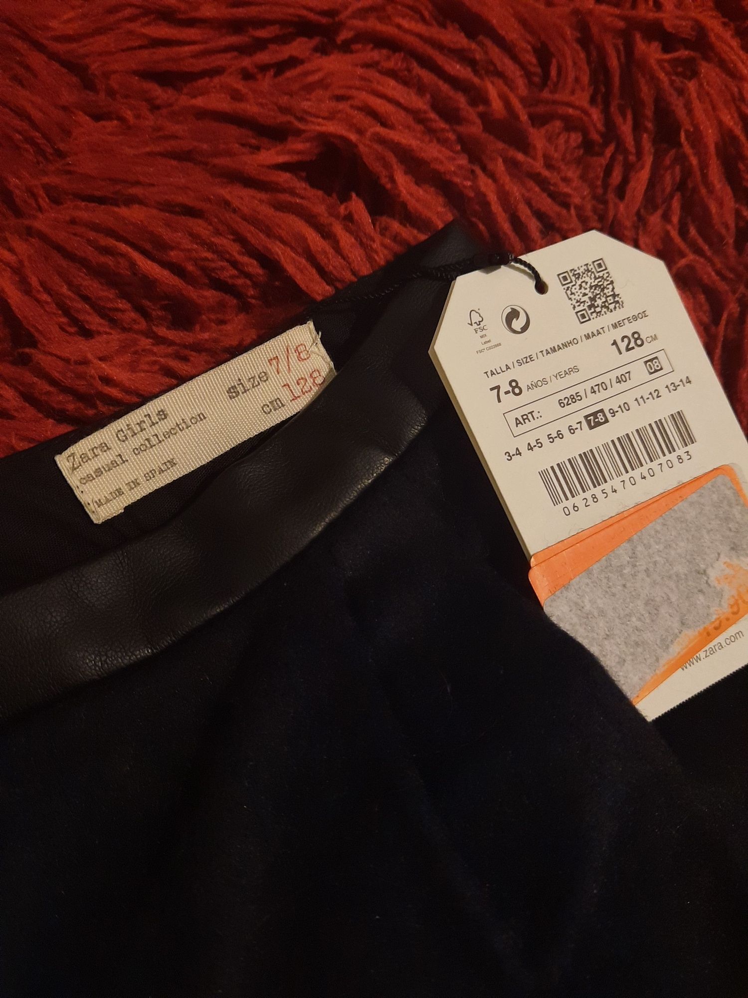 Fusta pantalon Zara 7 8 ani noua