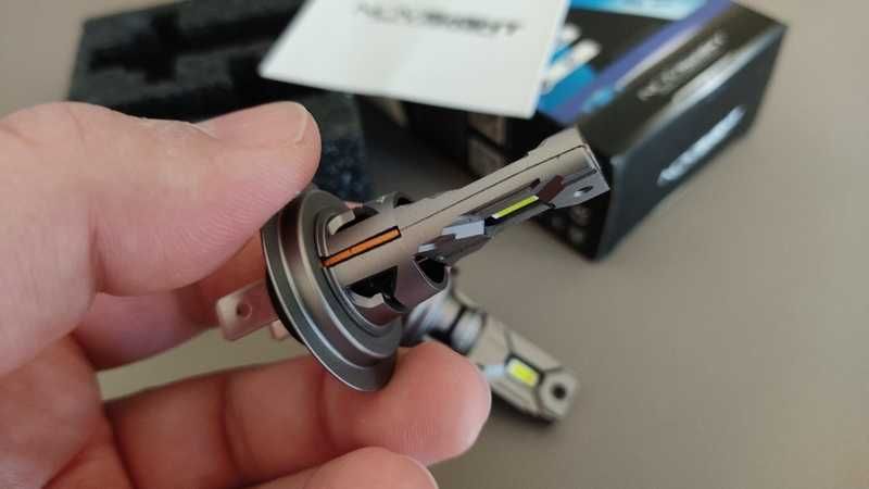 Set 2 Becuri Bec Led Auto H7 NOVSIGHT MINI N64 6500K 70W/SET 16.000lm