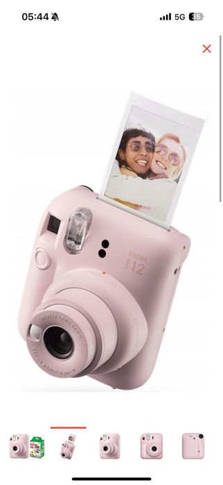 Instax mini 12+ розовый