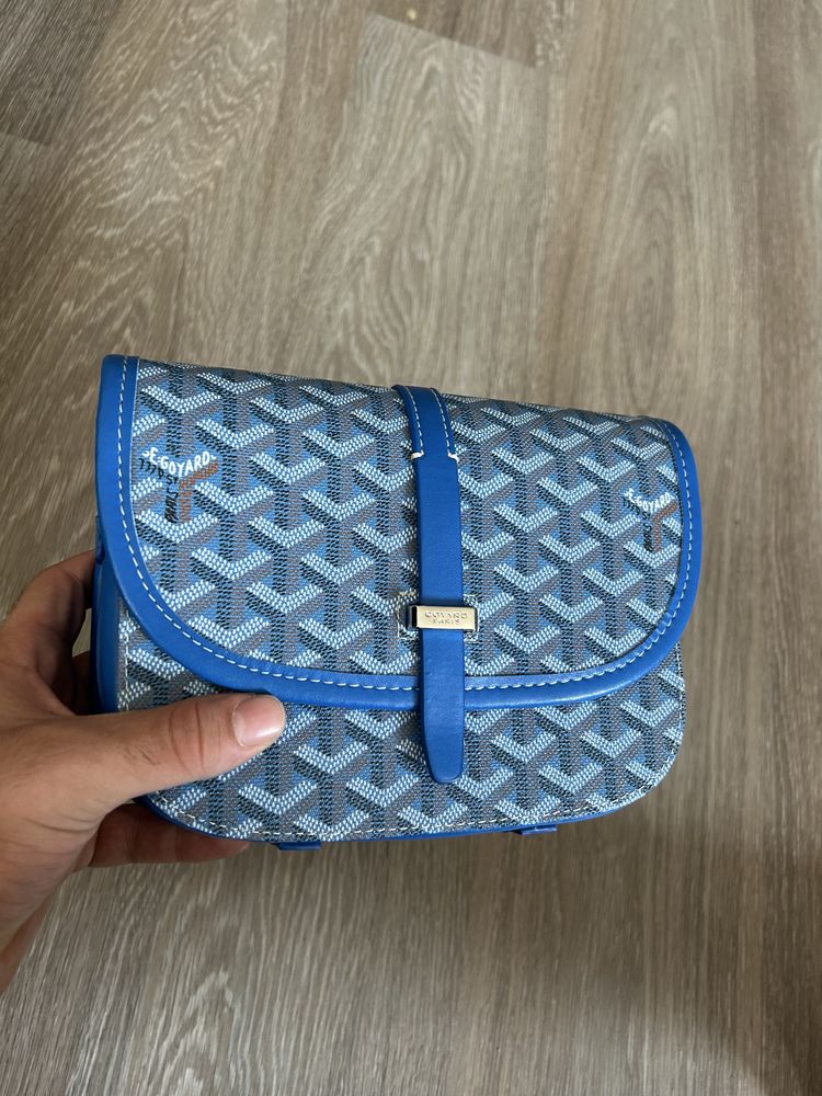 Мьжка crossbody чанта - Damier Graphite стил