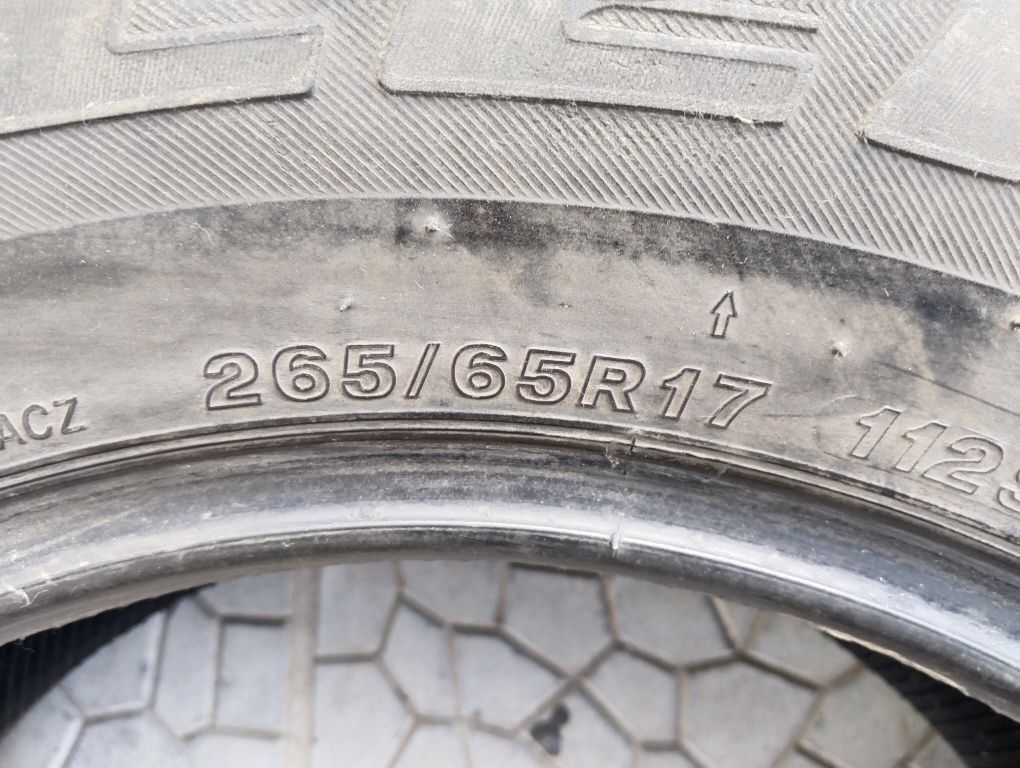 Летние шины 265/65R17