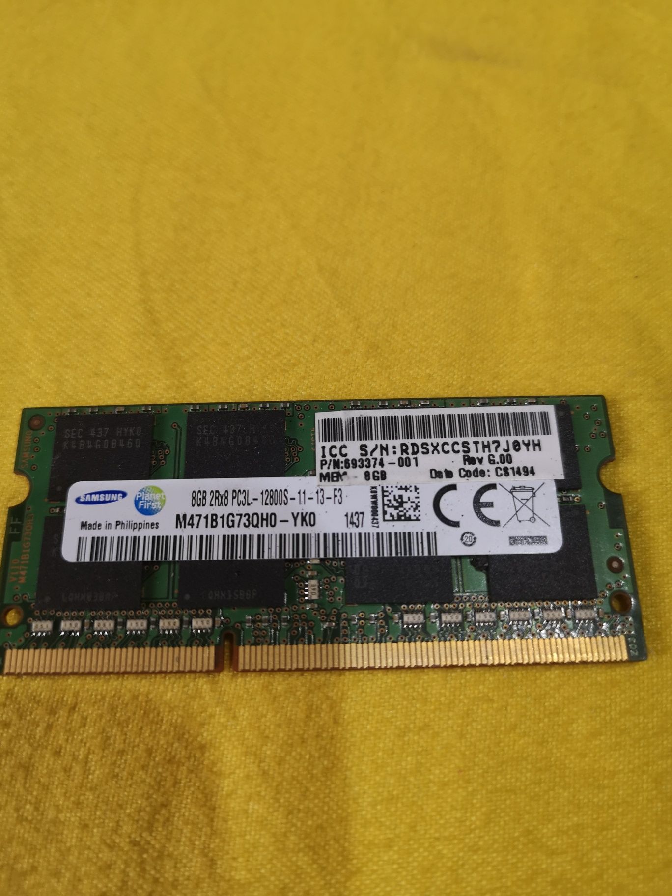 Memorie ram DDR 3 8 g