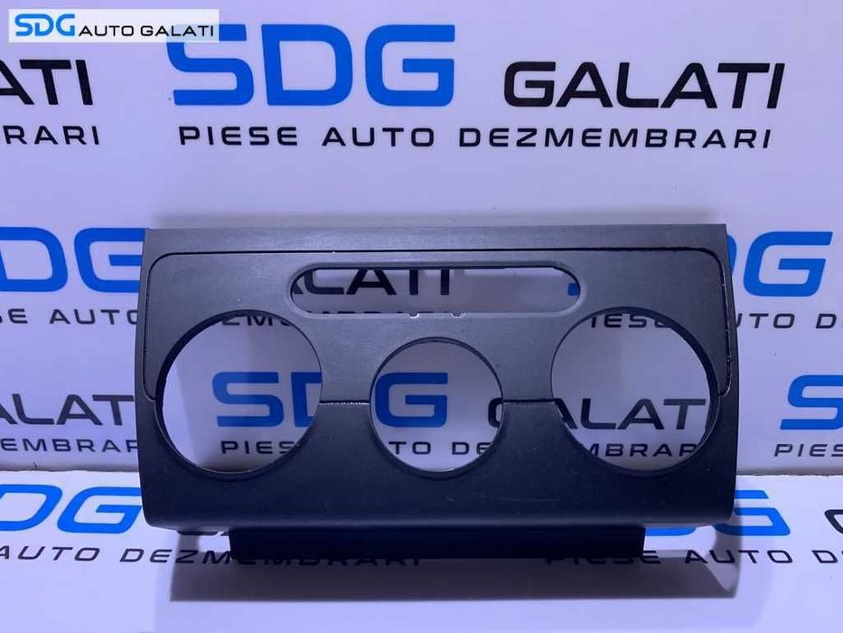 Rama Grila Ornament Panou Modul Comanda AC Clima Climatronic Audi A3 8P 2004 - 2008 Cod 8P0863263E