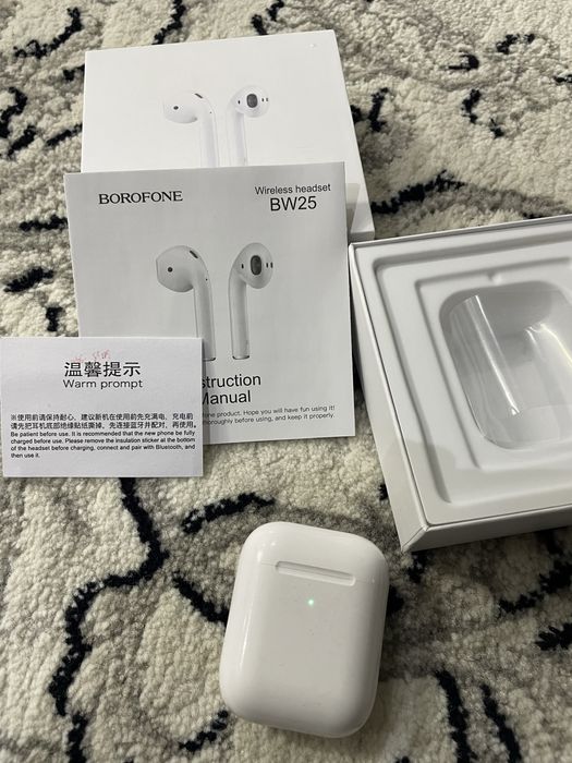 Наушники Borofone BW25 в нормальном состояние