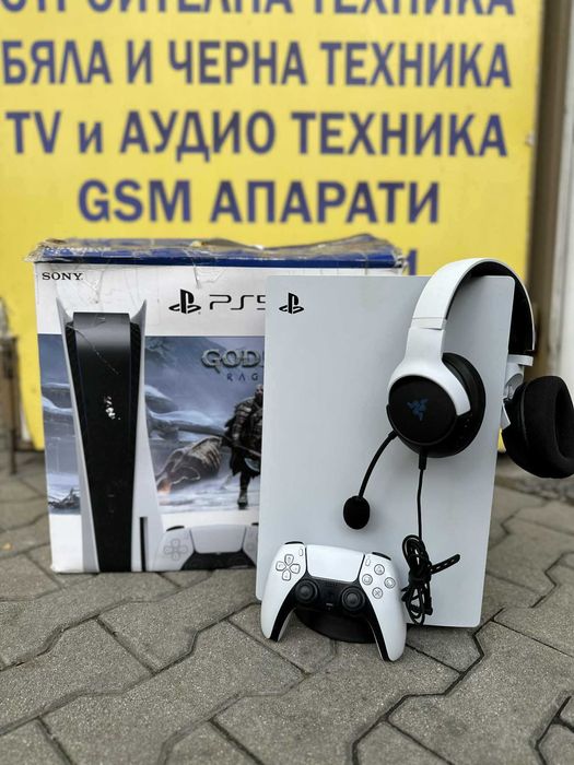 PlayStation 5 Disk Edition CFI-1216A 825GB + Слушалки RAZER