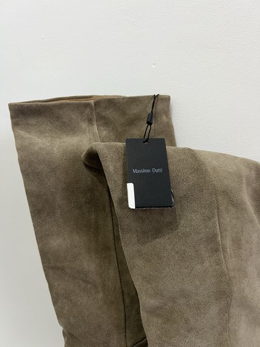 Cizme de piele Massimo Dutti