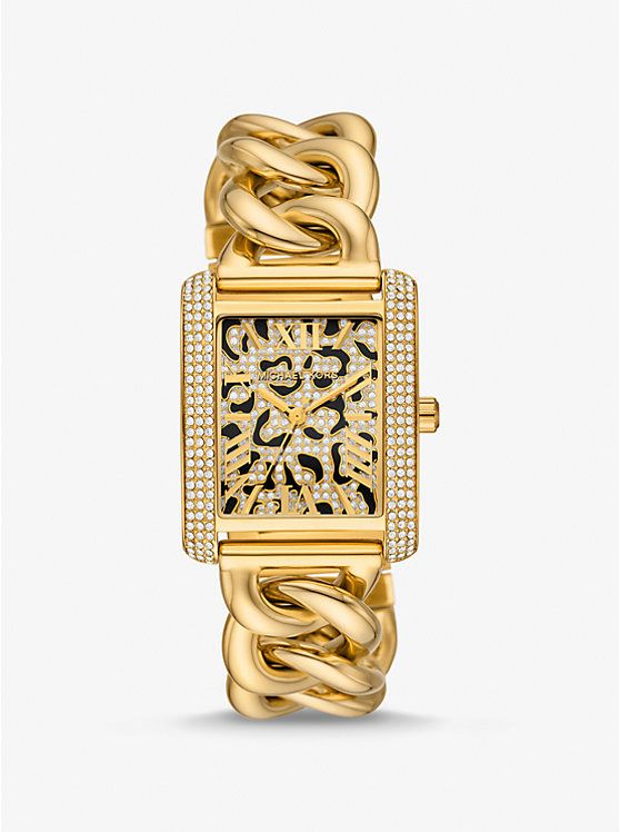 Ceas Michael Kors de dama nou Emery Animal Pave
