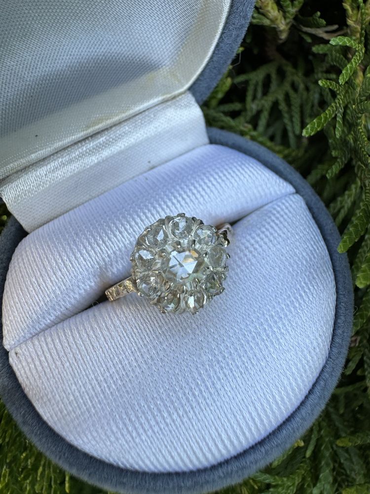 Inel aur si diamante
